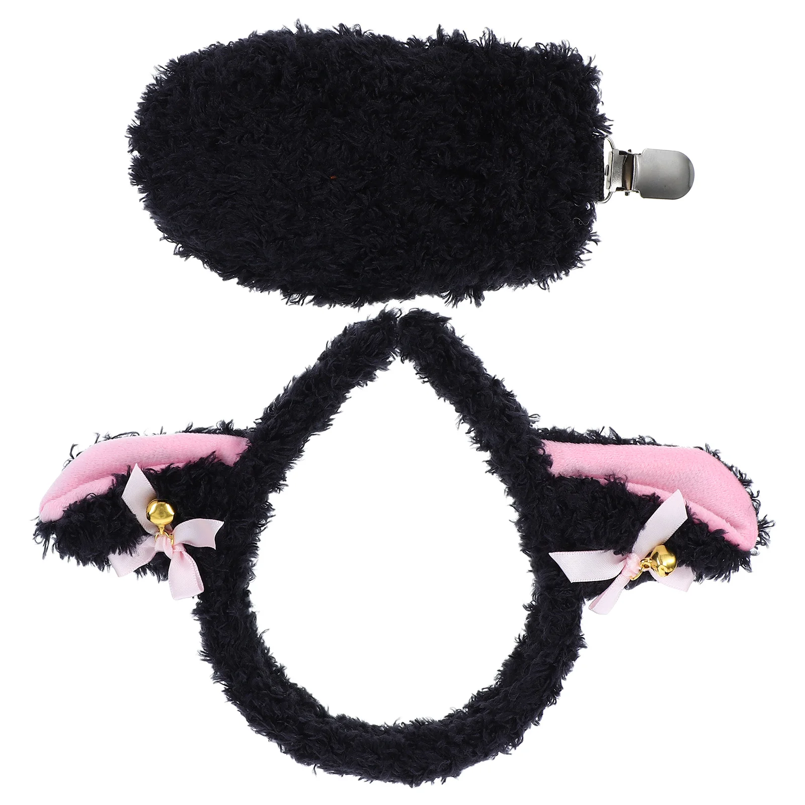 1 set 1 set coda di fascia per agnello per morbido pile di pecora costume da festa cosplay set di accessori per animali di Halloween