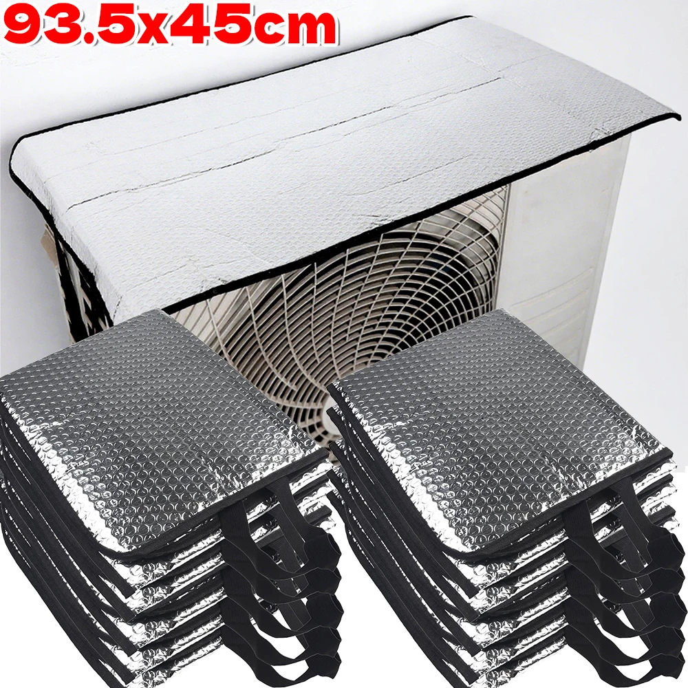 

Чехол для кондиционера, уличный непромокаемый водонепроницаемый пылезащитный чехол, пылезащитный мешок для очистки от снега, инструменты для чистки 93,5x45 см