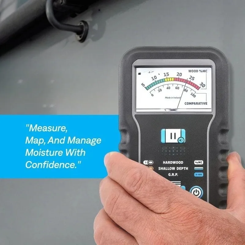 2025 Venta caliente Skipper 5 Barco Medidor de humedad SMM5 | Instrumento marino para medir el contenido de humedad en madera y vidrio reforzado P