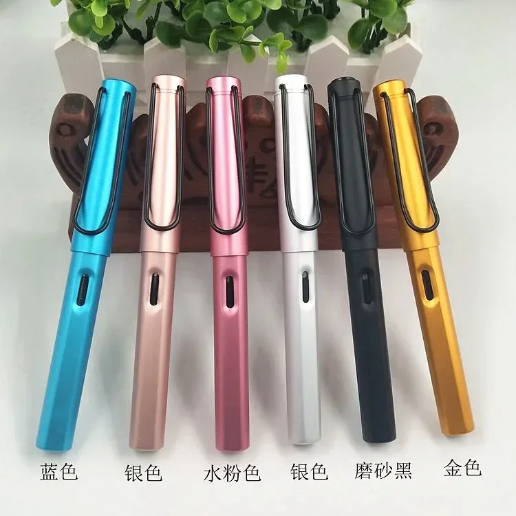 A 100PCS Manufacturer's Stock Colored Iridium Fountain Pen For Student Business Calligraphy Practice Calligraphy Gift Set