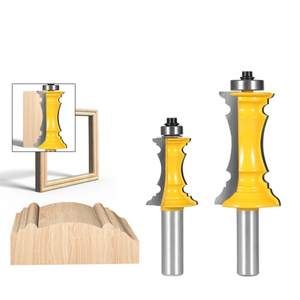 1/2 Handle Woodworking Milling Cutter Drawer Panel Knife Cabinet Line Cutting Tool Lace Door Frame Streamline