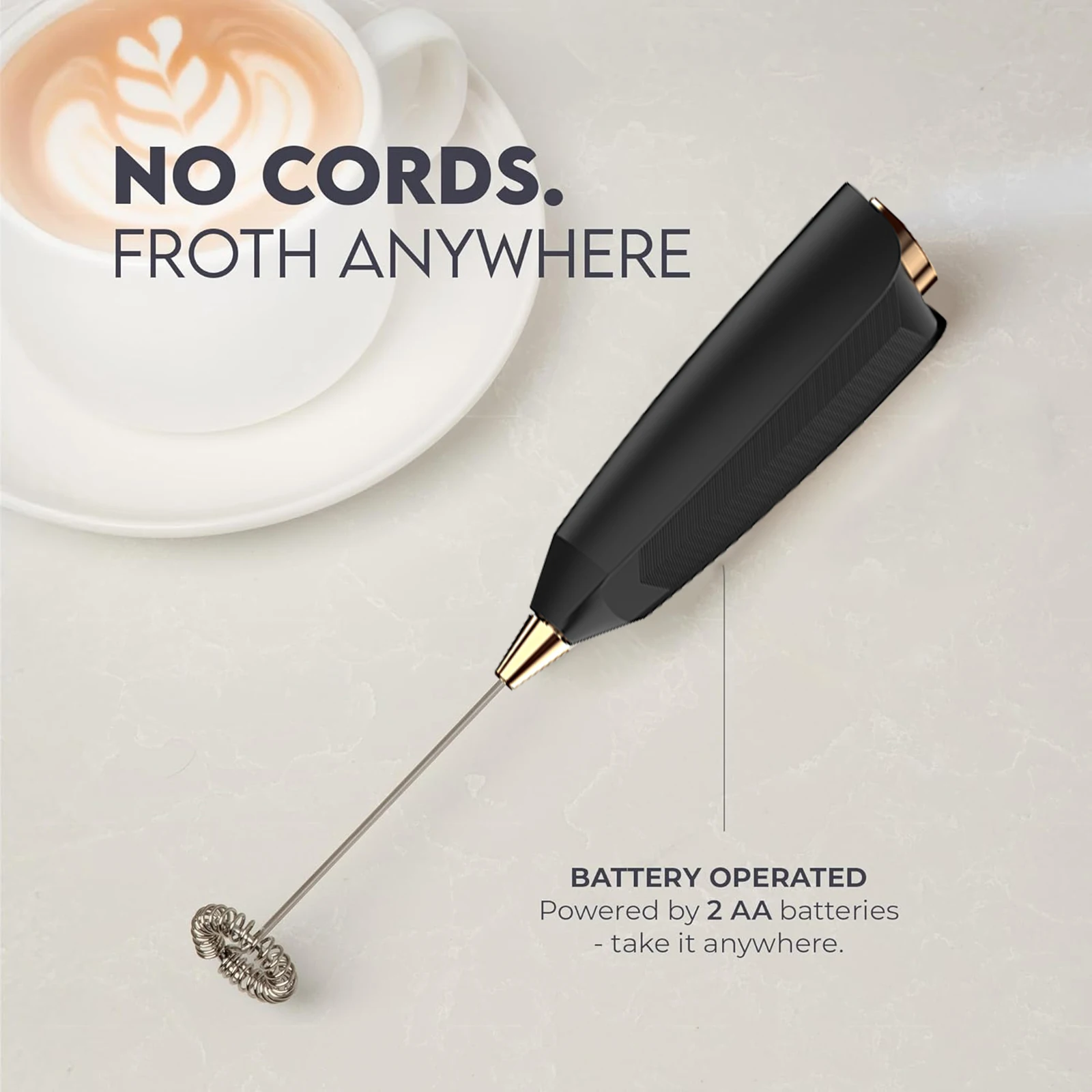 미니 음료 믹서 전기 핸드헬드 우유 거품기 커피 라떼 카푸치노에 적합 이상적인 선물 선택