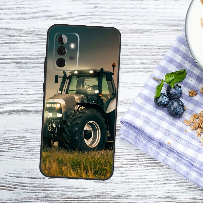 Farm Vehicle Tractor Case For Samsung Galaxy A52 A32 A12 A14 A34 A54 A53 A33 A13 A51 A71 A15 A25 A35 A55 Cover