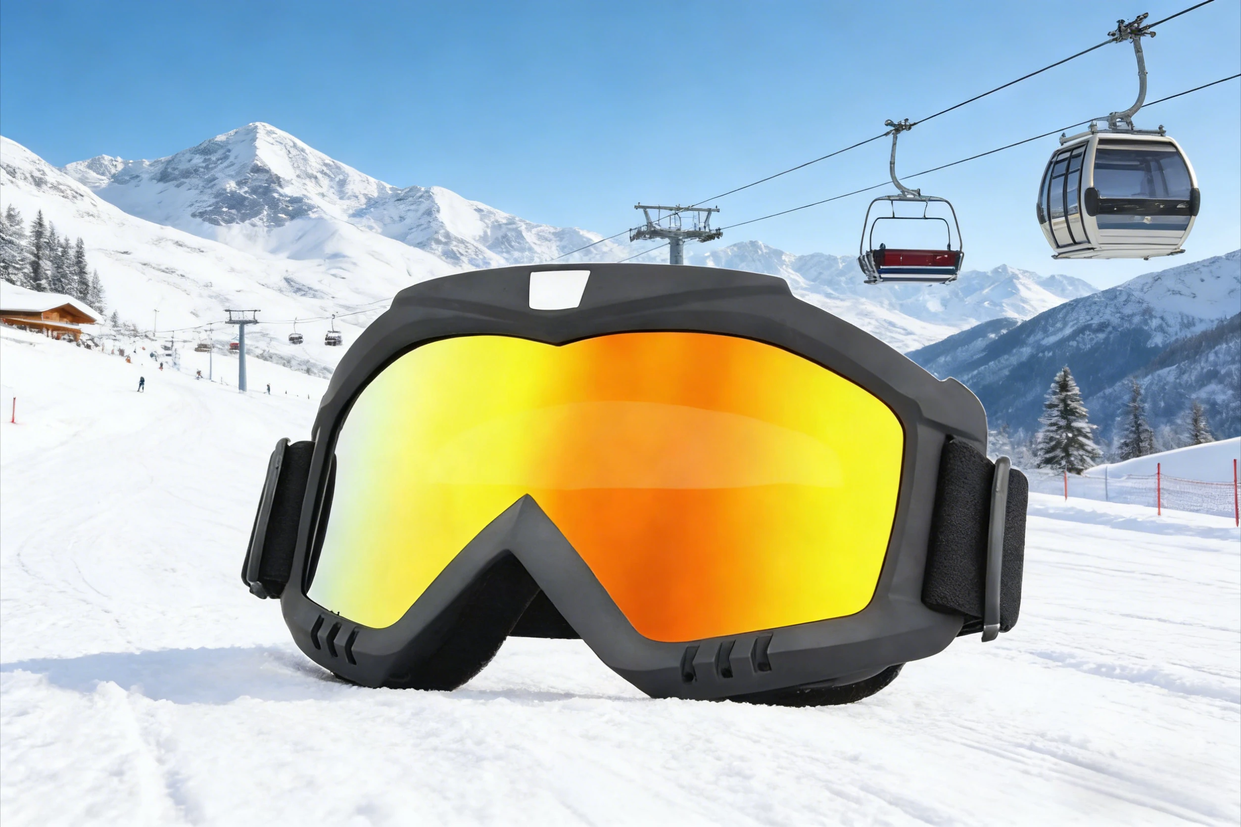 

Универсальные ветрозащитные лыжные очки - UV400 HD, антизапотевающие, для мотоциклов, мотокросса, активного отдыха и спорта