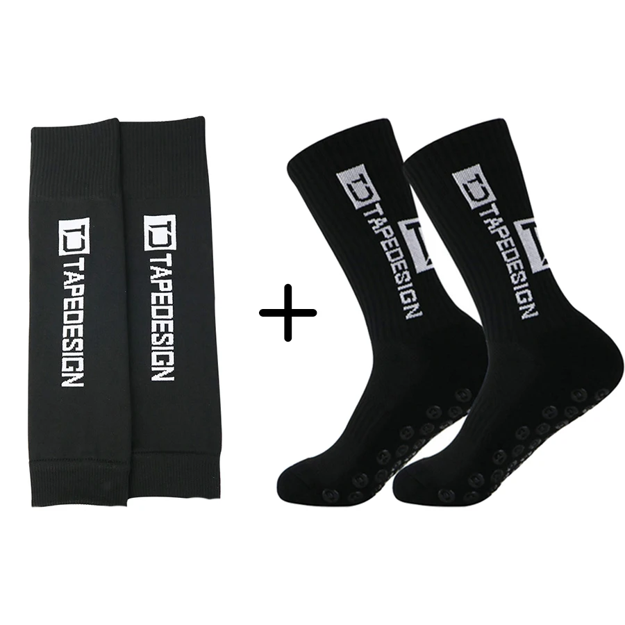 1 piece TD men's football sock set, anti slip silicone suitable for football, baseball, rugby sports