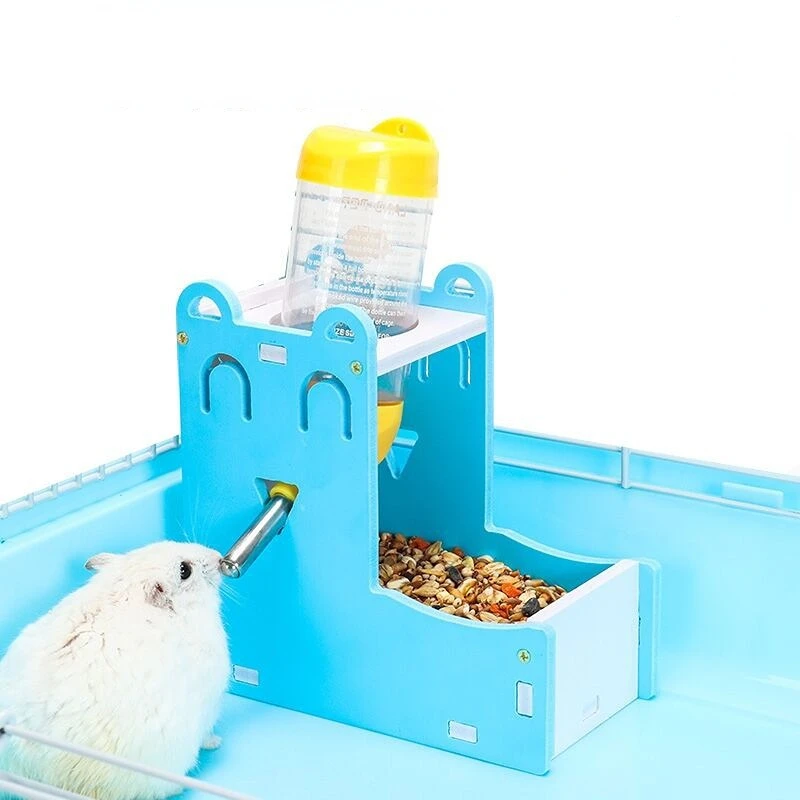 

Durable Hamster Drinker Small Pet Bottle Holder Hamster Rabbit Food Feeder Cute Mini Water Feeding Pet Supplies 2022 New