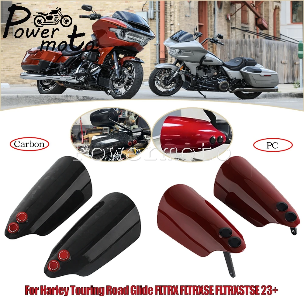 

Motorcycle Handguards Windproof Handlebar Shield Protector Cover For Harley Touring Road Glide FLTRX CVO FLTRXSE 23+ Accessories