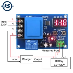 DC3.7V-120V Lead-acid Battery Voltage Monitor Lithium Battery Charging Discharging Switch Controller Digital Protection Board