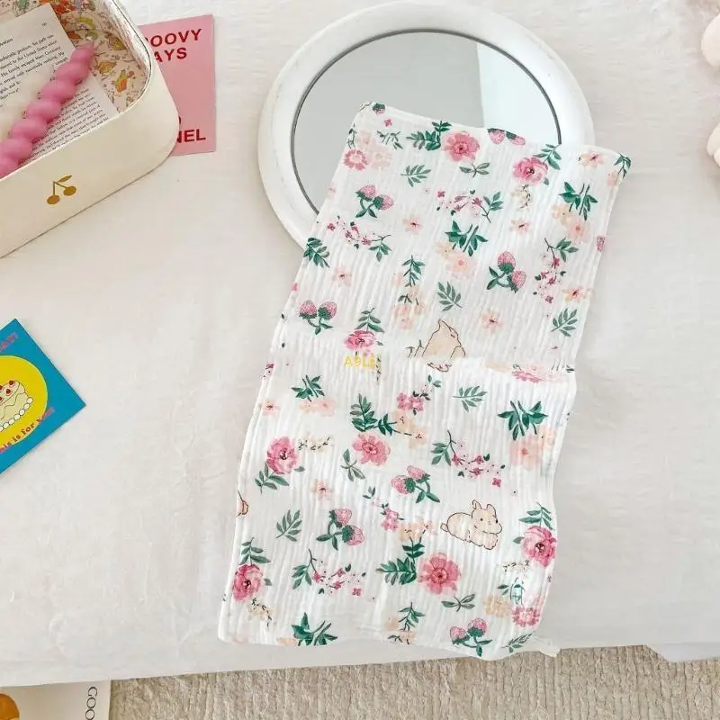 

Multifunctional Cotton Burp Towel Stylish Newborn Washcloth Wipe for Babies Perfect for Burping Face Cleansing & Feeding