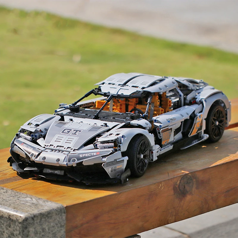 

New IN STOCK KoenigseggG Sports Car LED APP Control Technology Light Education MOC Building Blocks Creativity Brick Toys Gifts