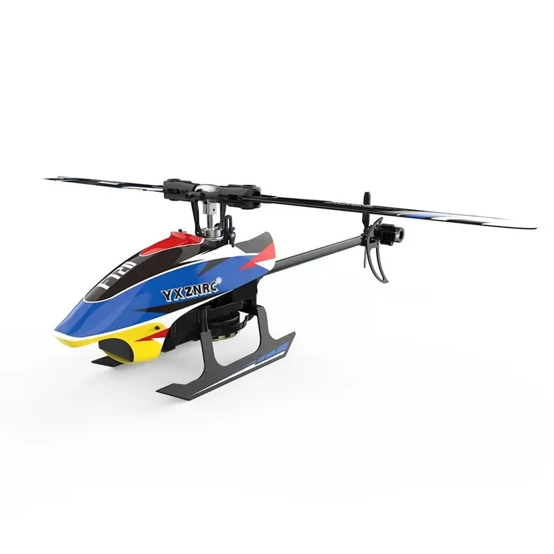 Yxznrc F120 2.4g 6ch giroscopio a 6 assi 3 d6g motore Brushless ad azionamento diretto Flybarless Rc elicottero modello Rtf Bnf compatibile con Futaba