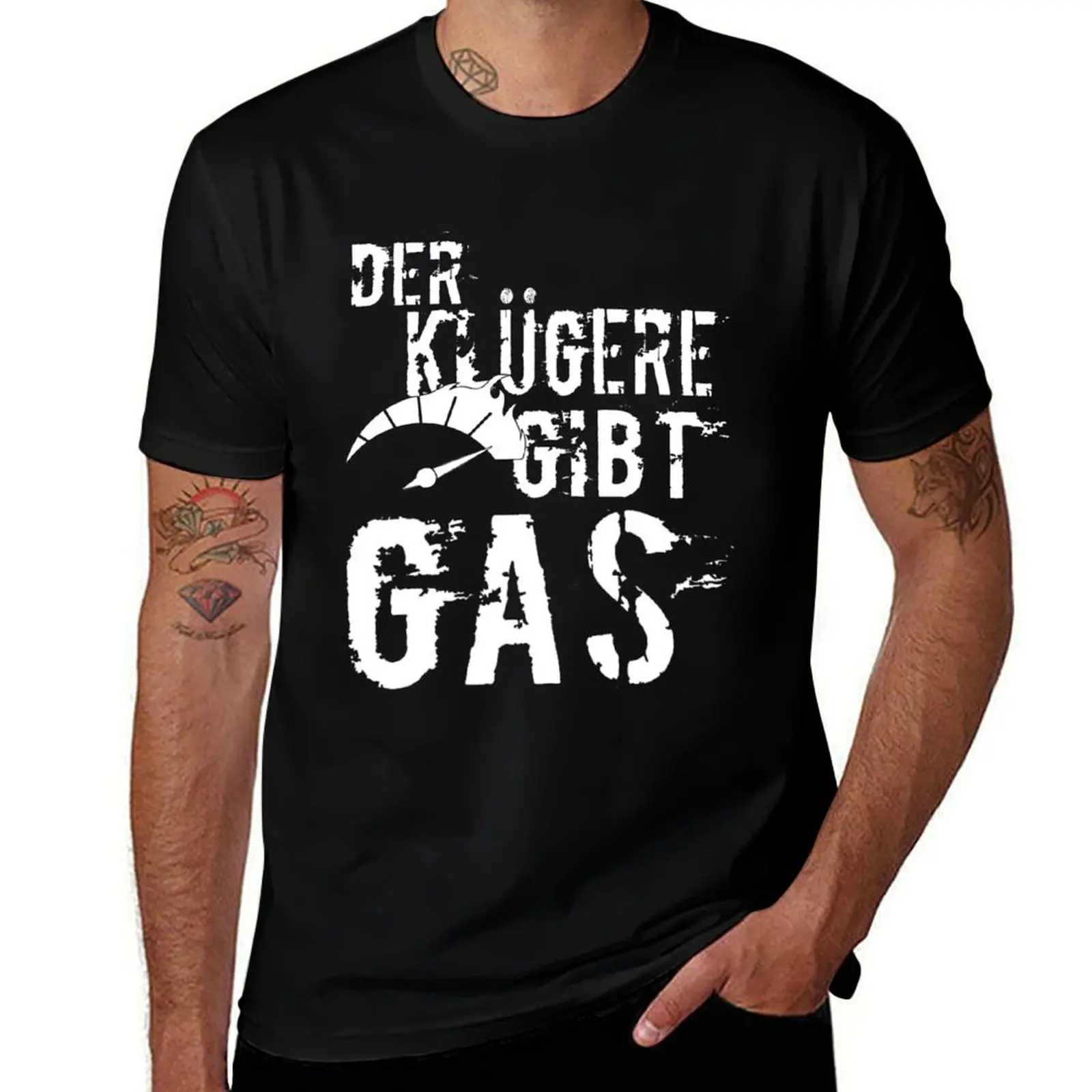 The wiser gives gas tuning car T-Shirt Casual Work Wear T-Shirt