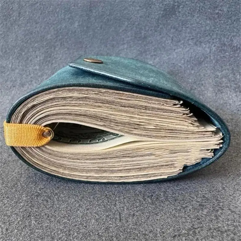 Leder-Geldbörse Organizer, Die Cash-Wrap-Geldbörse, Praktischer Schnellzugriff-Geldhalter, Kleine Kompakte Luxus-Taschengeldbörse – Detail 6