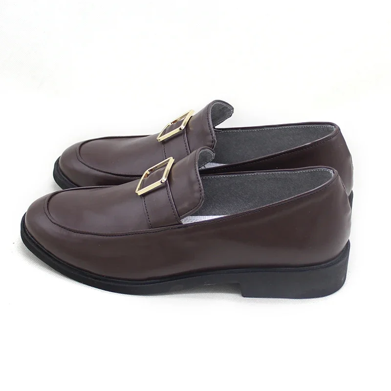 أحذية Lovelive Nijigasaki الثانوية Emma Verde التأثيرية أحذية الدعائم PU أحذية من الجلد أحذية كرنفال الهالوين مصنوعة حسب الطلب