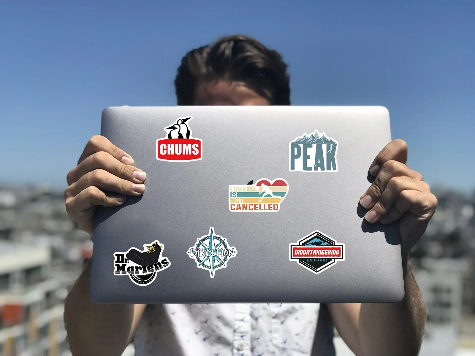Outdoor Stickers ,50 Pcs/Set Camping Brand DecalsVinyl Logo Pegatinas Waterproof for Car Storage Box Laptop Decorate