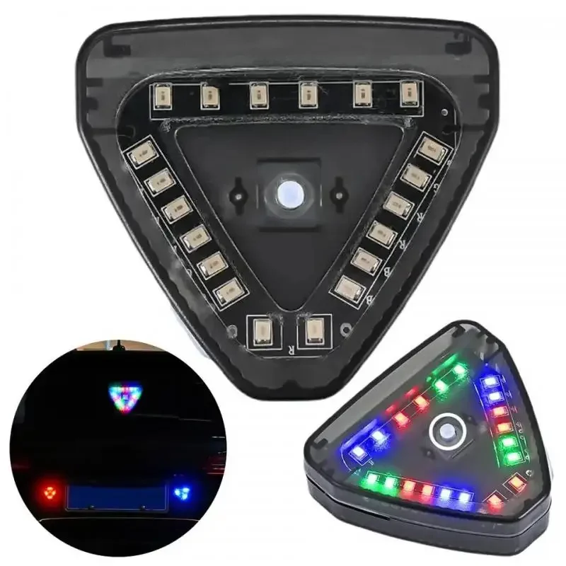AliExpress Wireless LED Solar Strobe Light Waterproof for Motorcycle Car Bike Truck Warning Light Rear Anti-Collision Flashing Signal Lamp