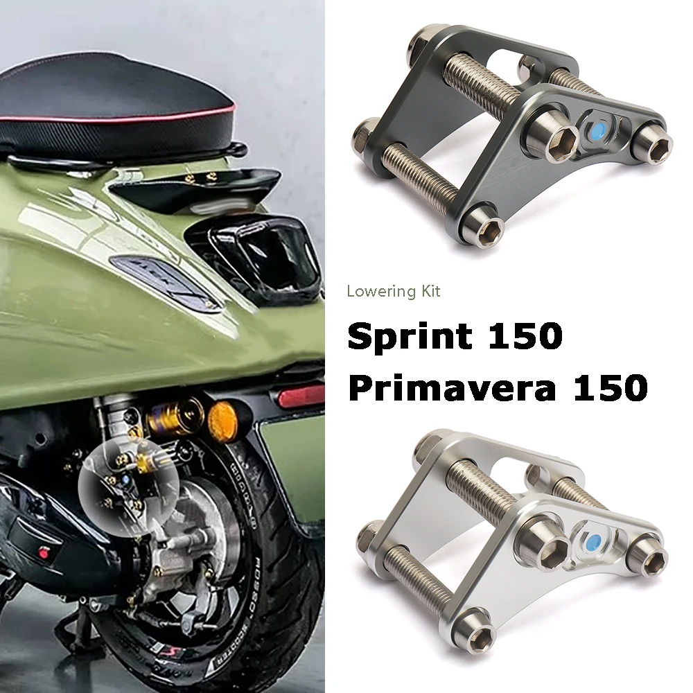 

Motorcycle Rear Shock Absorber Suspension Bracket Lowering Link Kit New For Vespa PRIMAVERA Primavera 150 SPRINT Sprint 150