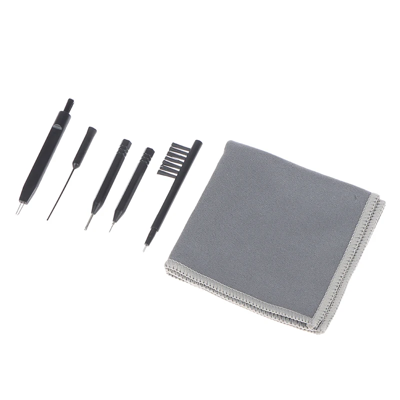 1-8PCS/Set Hearing Aid Cleaning Tools Hearing Aids Cleaning Brush Vent Cleaner Cleaning Wire With Magnet And Wax Loop Cleaning