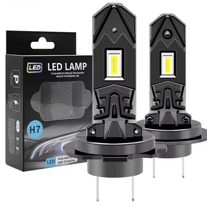 NXY H7 LED Headlight Bulb 1:1 Mini Size Plug and Play Car Headlamp Super Bright Direct Fit Easy Installation Front Light Upgrade