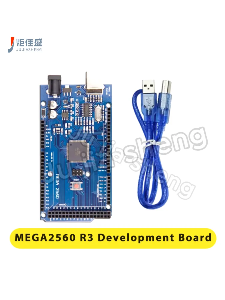 Płytka rozwojowa MEGA2560 R3 CH340G z kablem do transmisji danych, open-source, dla Arduino Mega R3, ESP8266 — zdjęcie produktu 7