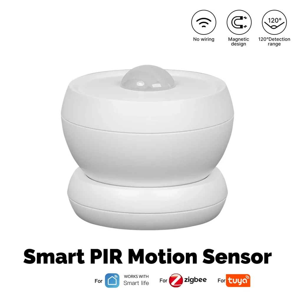 

New For Zigbee Smart Pir Motion Sensor Movement Human Body Infrared Detector Security Alarm Sensor APP Wireless Remote Control