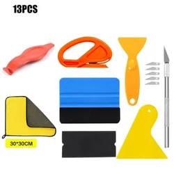 Auto Film Wrap Tools Kit Rakel Set Vinyl Schaber Cutter für Fahrzeug Fenster Tönung Wickel werkzeuge Vinyl Spatel Autozubehör