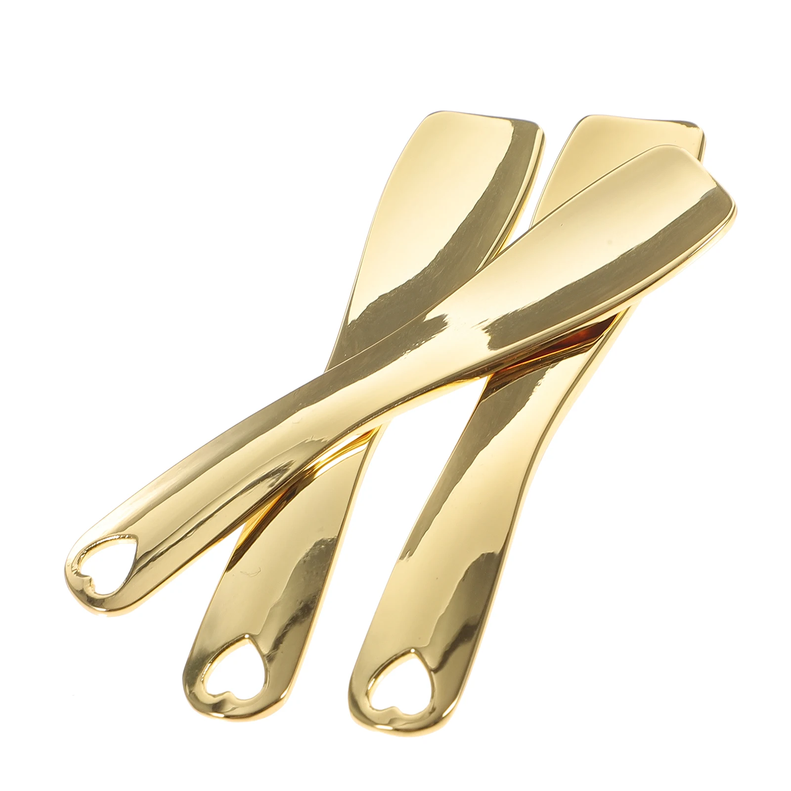 

3 Pcs Eye Spoon Zinc Cream Spatula Makeup Tool Skin Care Instrument Portable Long Lasting Quality Fatigue Relief