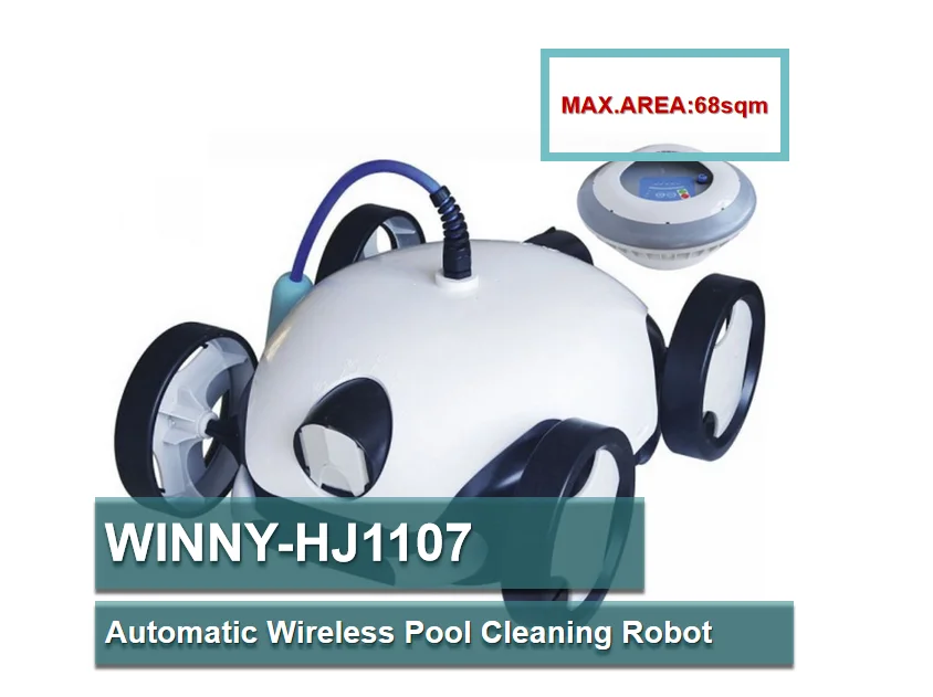 Robot Pembersih Kolam Rumah Kecil Pembersih Filter Kolam Renang Plastik Otomatis