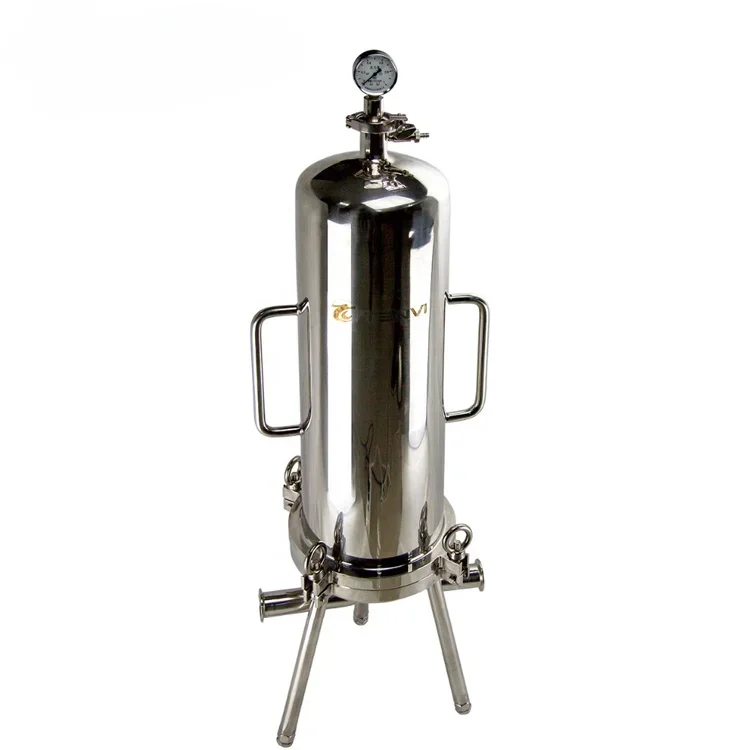 High Quality Liquid Oil Wine Beer Honey Purification Treatment Stainless Steel Cartridge Filter Housing