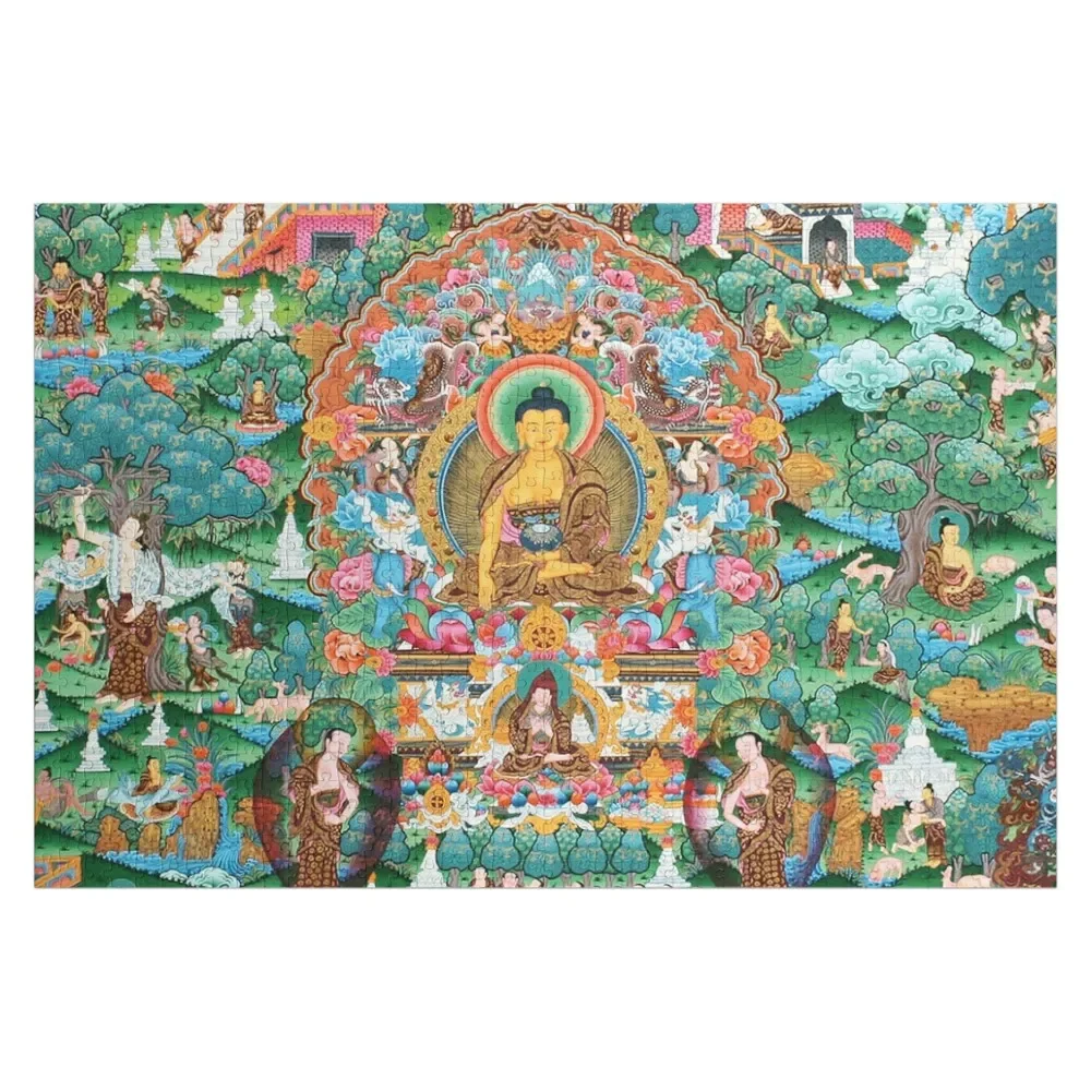 

Mandala 83 Life Of Buddha Thangka Jigsaw Puzzle Personalised Jigsaw Diorama Accessories Puzzle