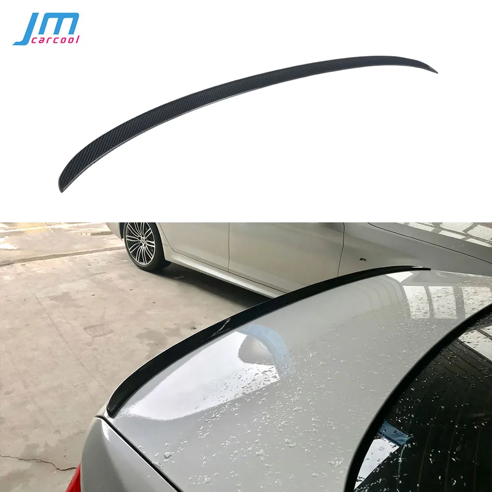 

For 5 Series Real Carbon Fiber Rear Spoiler Trunk Boot Wings For BMW G30 F90 M5 Sedan 530i 540i Spoiler 2017-2019