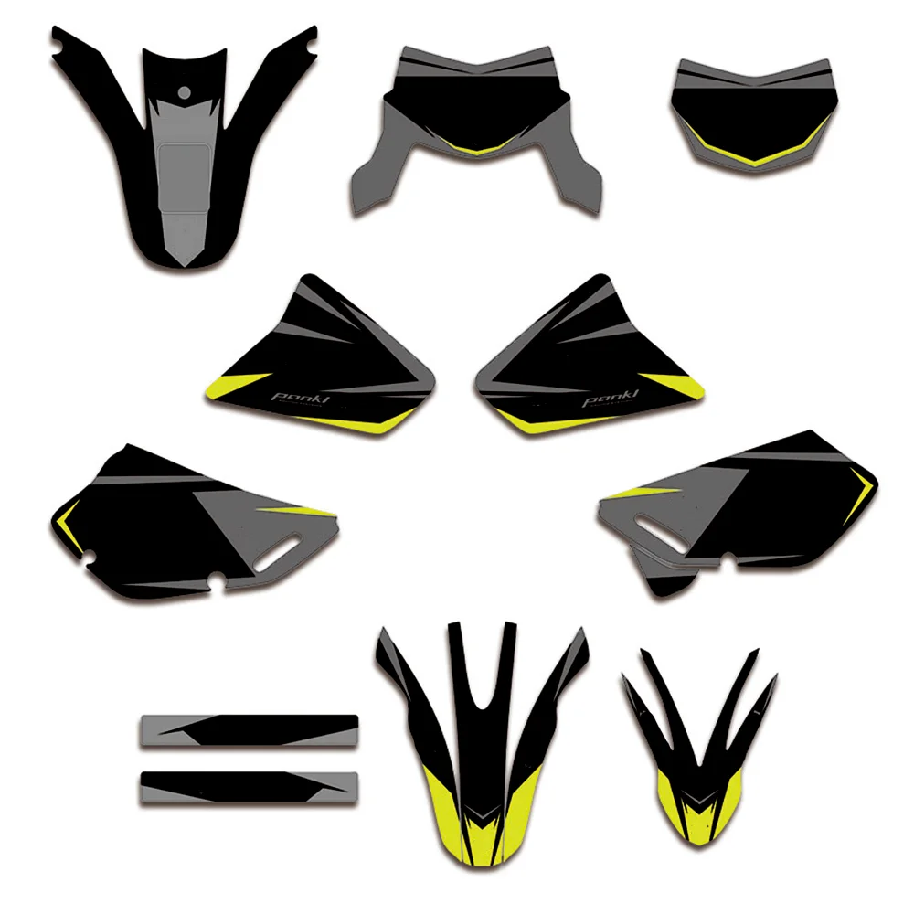 4 Styles Graphic Decal Sticker Deco Kit For Suzuki DR650 DR 650 1996 1997 1998 1999 2000 2001 2002 2003 2004 2005 2006 2007-2024