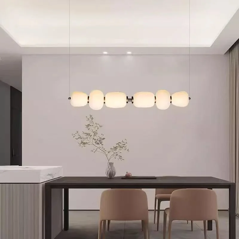 Modern Minimalist Nordic Style Chandelier - Eye Protection Light for Dining Living Room Conference Creative Art Lighting