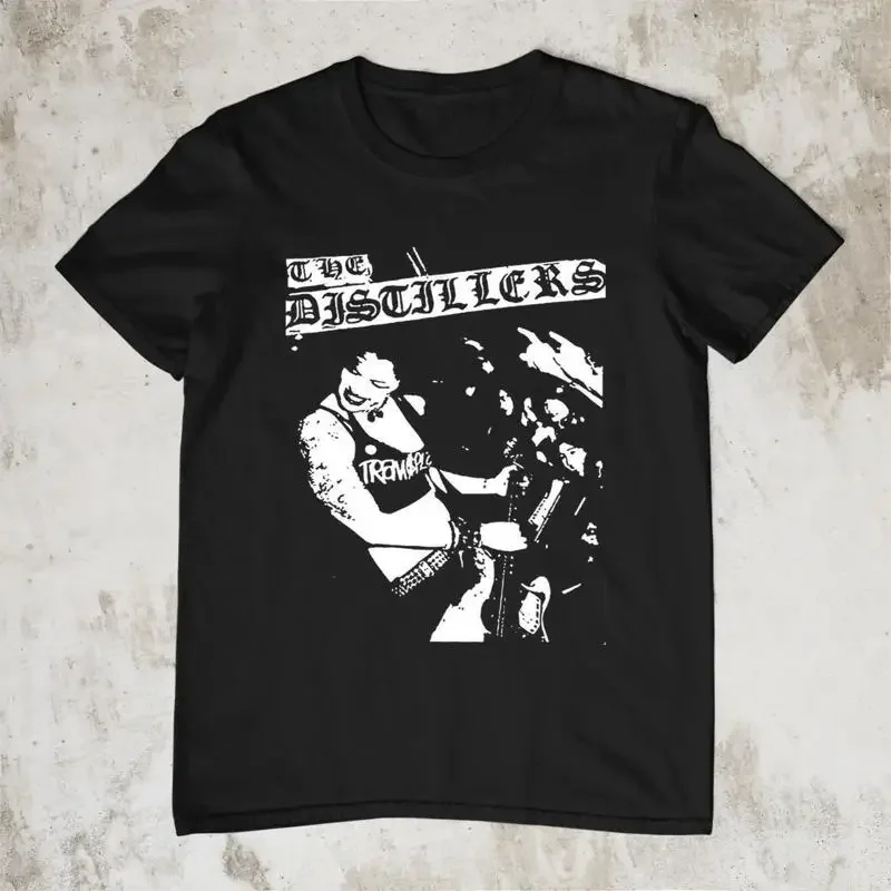 Rare The Distillers  Cotton Black All Size T Shirt
