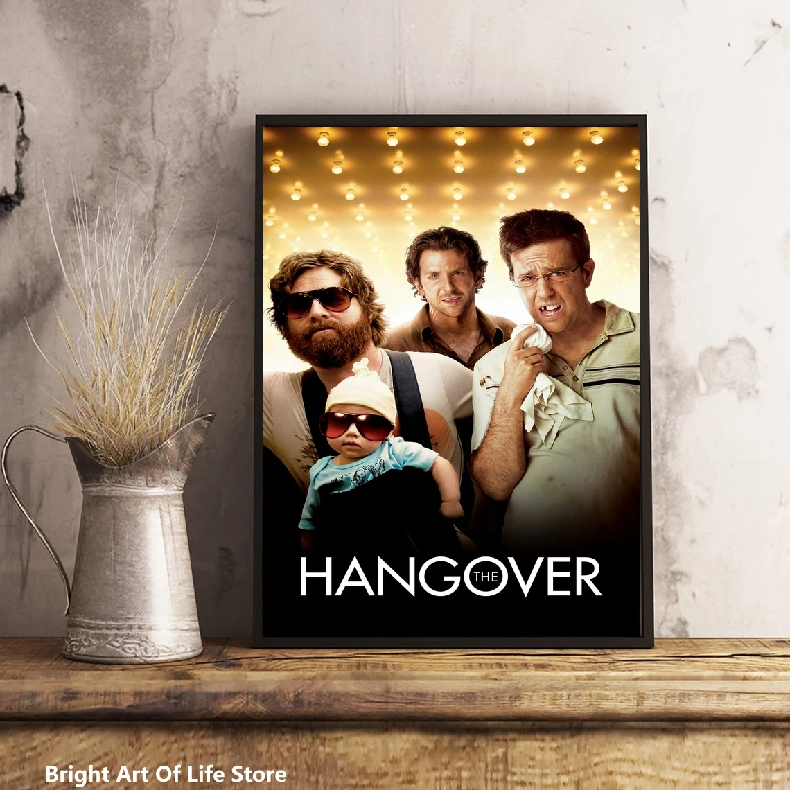 

The Hangover (2009) Movie Poster Star Actor Art Cover Canvas Print Decorative Painting (No Frame)