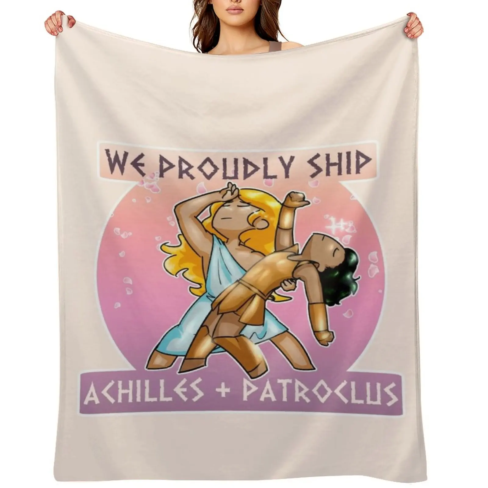 

Achilles + Patroclus Throw Blanket Large Sofa Quilt Vintage Soft Beds Blankets