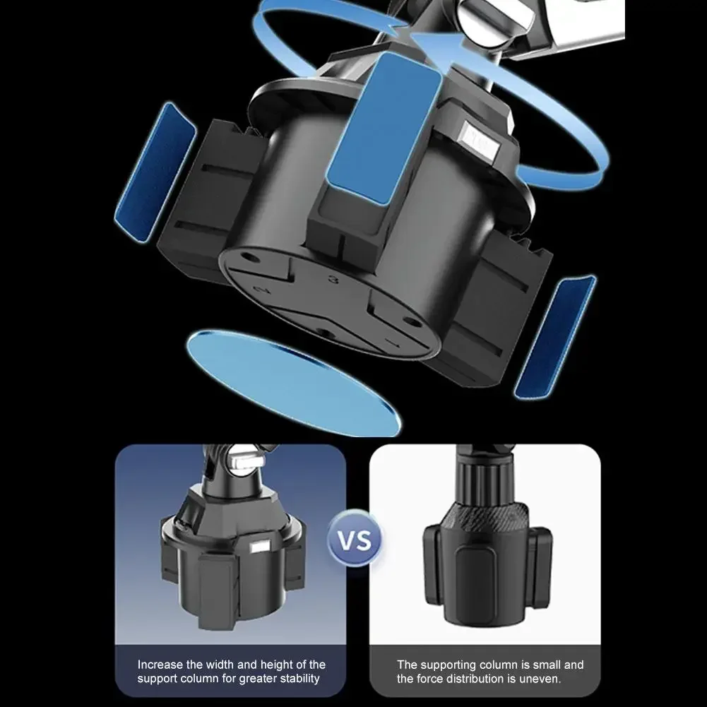 Suporte de copo magnético para carro, suporte universal para telefone, operação com uma mão, suporte para carro mãos-livres amagi