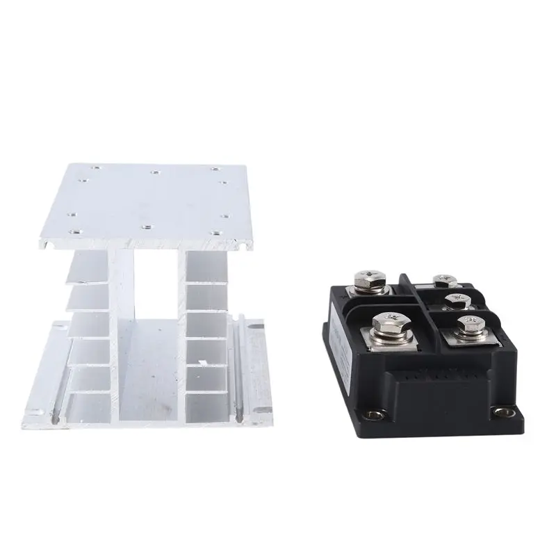 ABEZ 1 Piece MDS300-18 3-Phase Diode Bridge Rectifier Plastic+Metal As Shown 1800V Bridge Rectifier Module IGBT MDS300A1800V MDS
