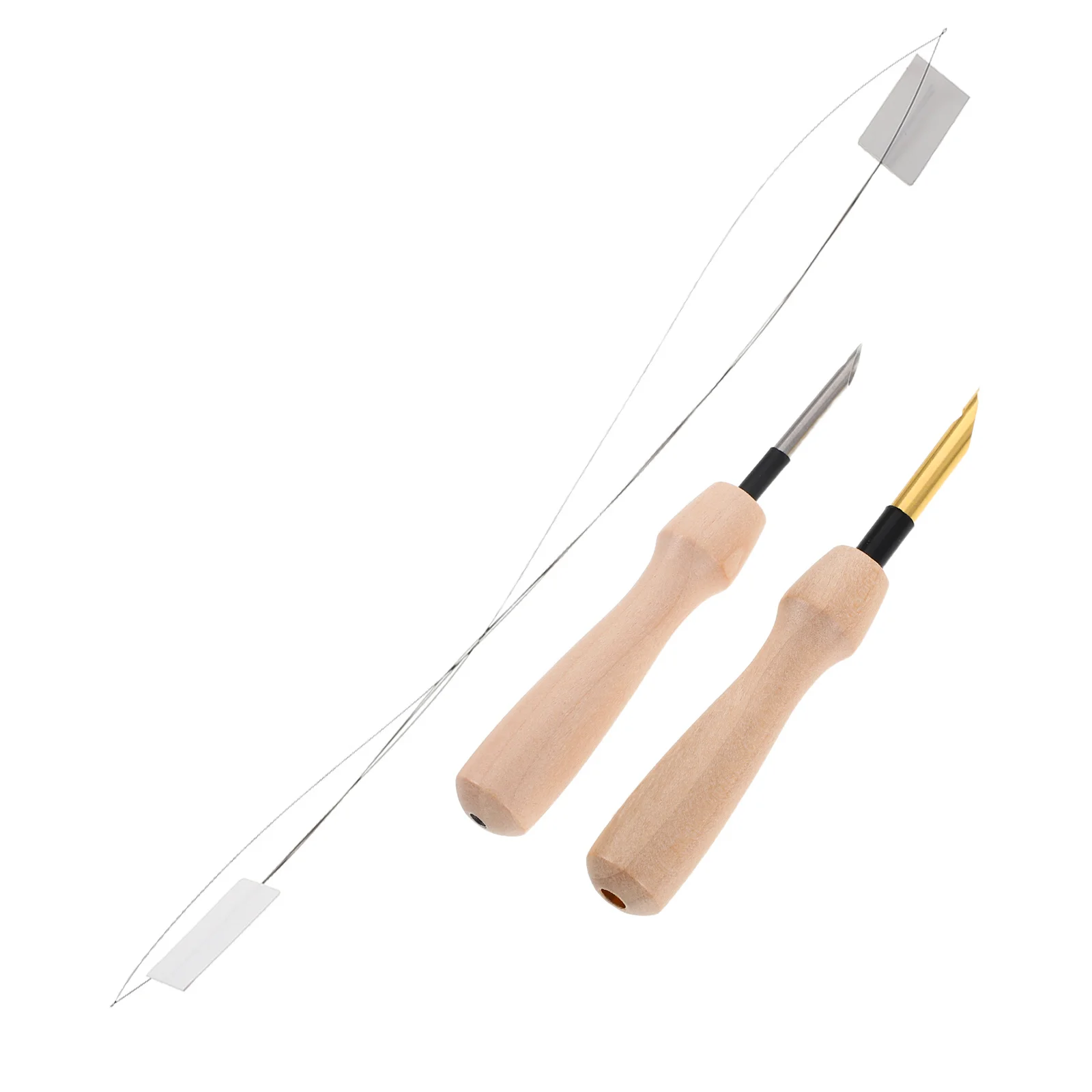 1 مجموعة التطريز لكمة إبرة مجموعة الخشب مقبض الخياطة لكمة إبرة القلم DIY بها بنفسك الحرفية التطريز خياطة زين الخياطة