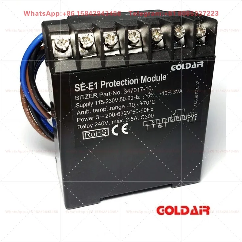 Compressor Protector SE-E1 BITZER 347017-10/01 Screw Compressor Protection Module