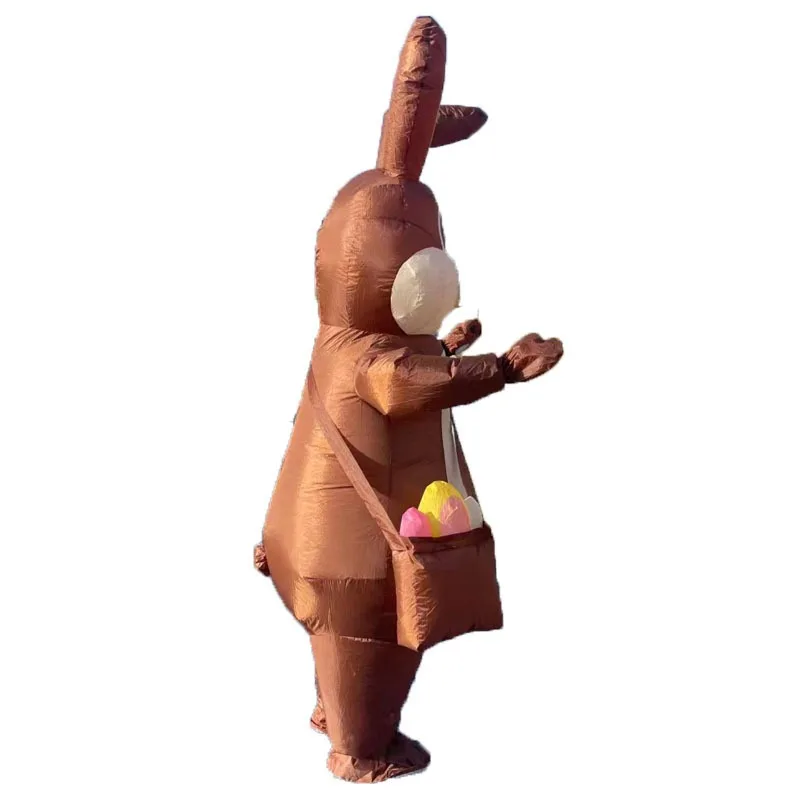 Costume da coniglio con zaino gonfiabile per spettacoli di palcoscenico per feste di Pasqua Costumi esilaranti per giochi di ruolo divertenti e carini