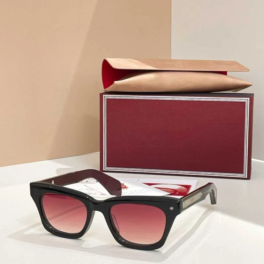 

Luxury Vintage Fashion Trend Handcraft Sunglasses DEALAN-EPOXY Cat-Eye Design Solid Thick Acetate UV400 Unisex A+ Top Quality