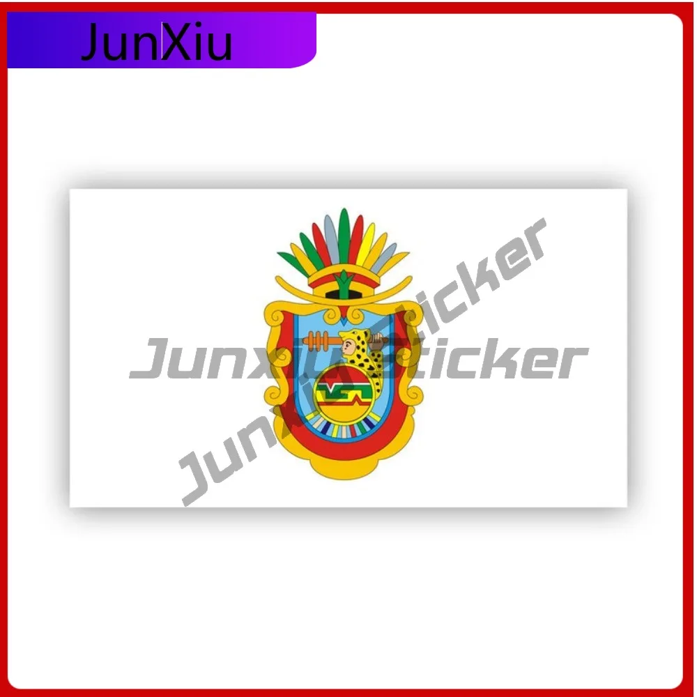 

Guerrero Flag Sticker Scratch Resistant Fade Resistant Classic For Bumper Car Window Car Body Self Adhesive Easy Apply Decal