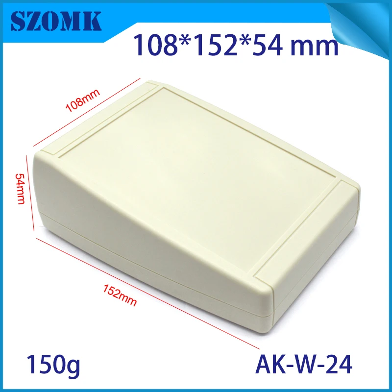 SZOMK Custom Injection Electronic Project Box ABS Plastic Box Plastic Casing Diy Desktop Instrument Enclosure 108x152x54mm