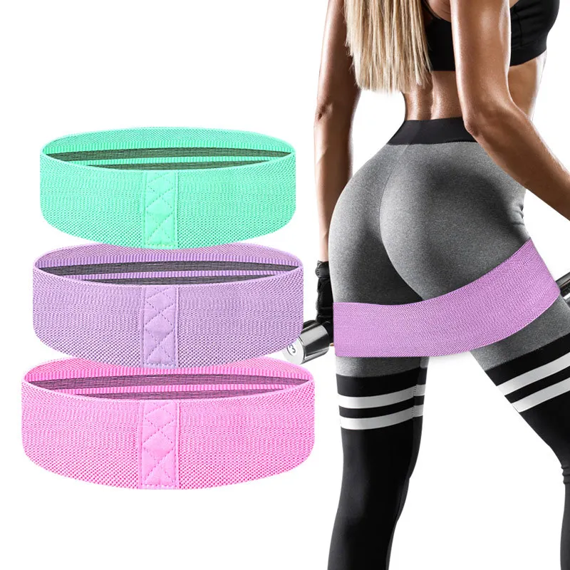 

1PC Resistance Bands for Yoga Squat Workout Hip Training Loop Bands for Glute Workout Fitness Exercise Bands For Home Gym Use