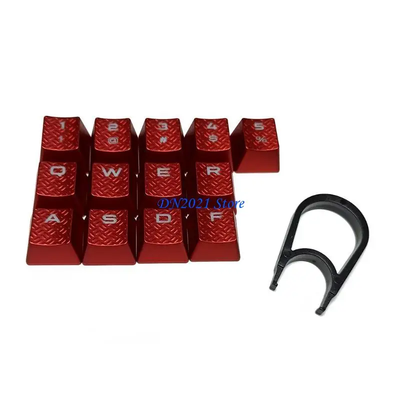 F3KE Gaming Keycaps Durable ABS Keycap OEM Profile Personality Height Translucent for Key Cap for Corsair K70, K65, K95,