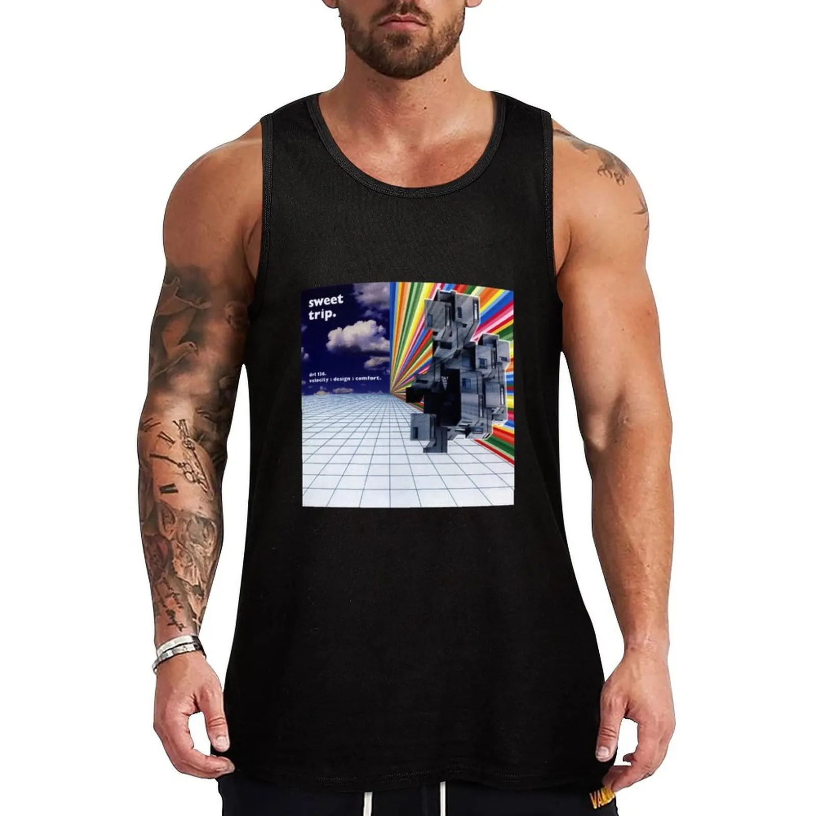 

SWEET TRIP VELOCITY DESIGN COMFORT Tank Top t-shirt Men's Men sleeveless tee sports suits