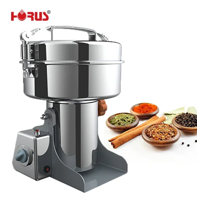 Horus 1500g High-Speed Electric Mill Stainless Steel Grinders for Home and Commercial Use for Restaurant Food Shop