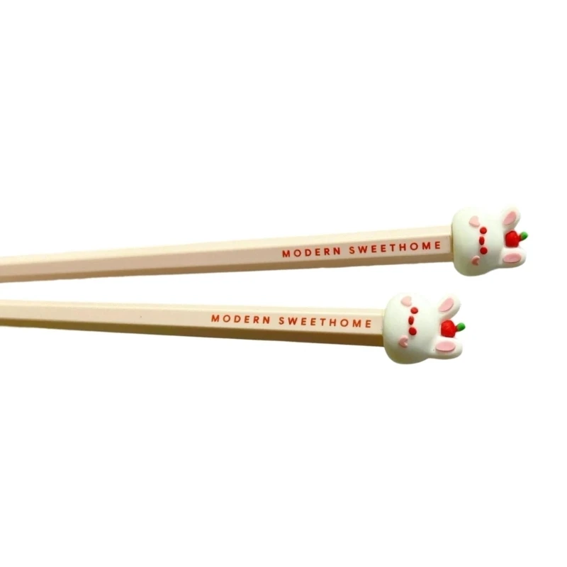 F19B Animal Themed Alloy Chopsticks Anti Molds Kitchens Utensils for Family Kids Adults Use