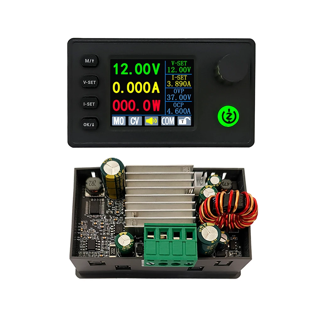 40W Color Screen CNC DC Lift-off and Adjustable Voltage Regulator Constant Voltage and Current Step-Down Module Charging Module